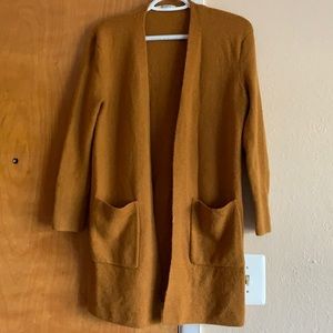 Madewell Kent Cardigan Sweater in Coziest Yarn.